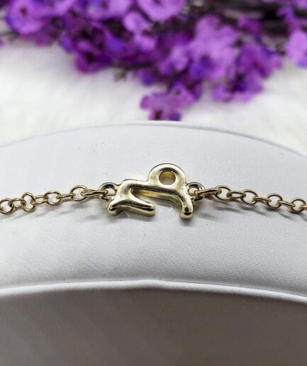 Capricorn Zodiac Sign Bracelet - Gold or Silver Charm Bracelets Gold