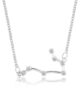 Zodiac Constellation Necklace - Celestial Jewelry Necklace Gemini / Silver