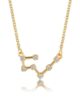 Zodiac Constellation Necklace - Celestial Jewelry Necklace Taurus / Gold