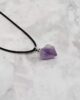 Inciter of Ideas - Natural Amethyst Necklace Pendant Necklaces