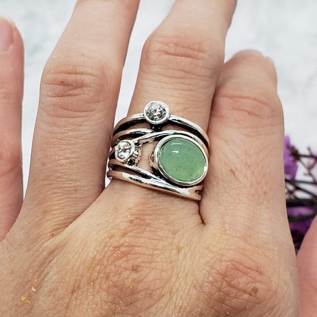 Prosperous Allure - Jade Ring Rings