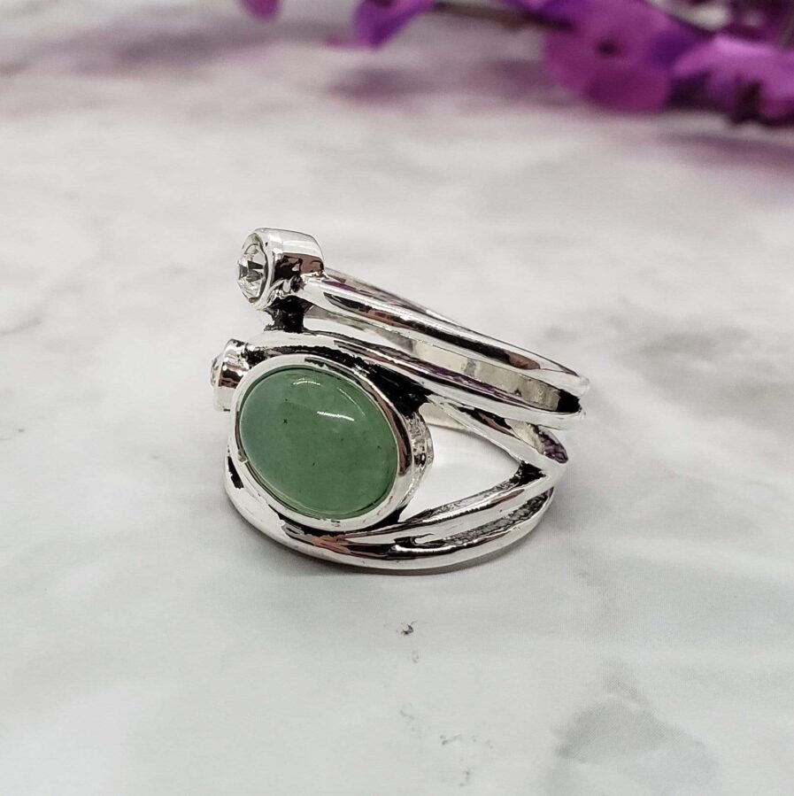Prosperous Allure - Jade Ring Rings