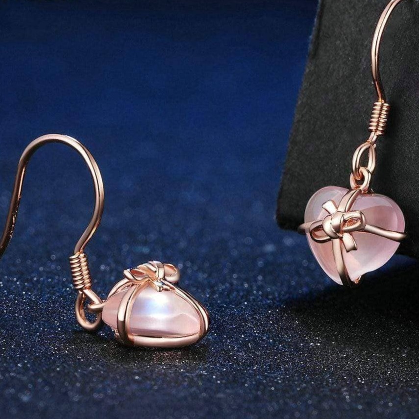 LAMOON Official Store Earrings Pink Drops of Love