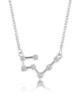 Zodiac Constellation Necklace - Celestial Jewelry Necklace Taurus / Silver